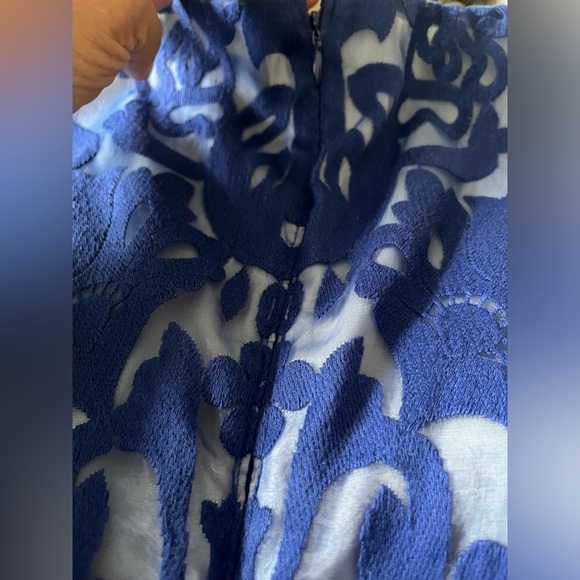 Blue Patterned Dress - Picture 10 of 11